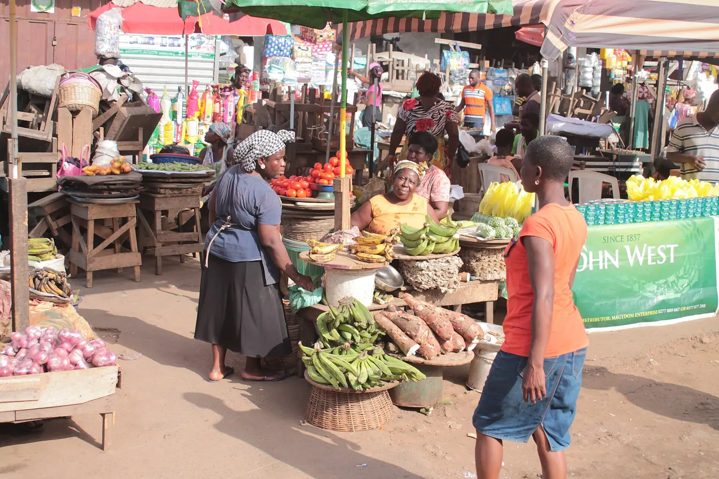 This is an image of "African people at work" from