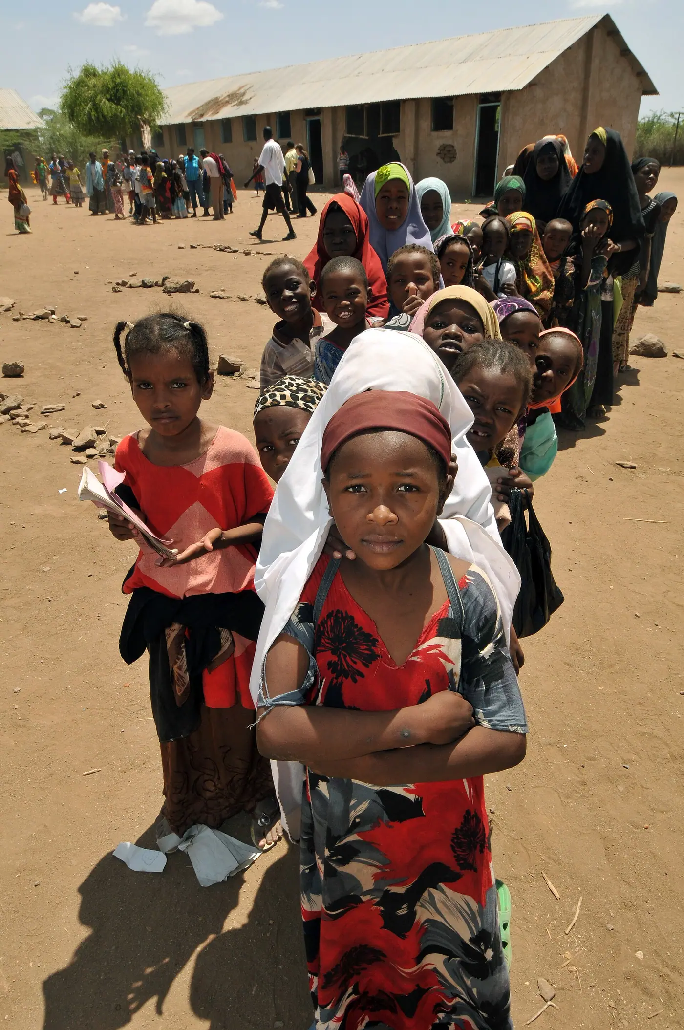 (2011 Education for All Global Monitoring Report) -School children in Kakuma refugee camp, Kenya