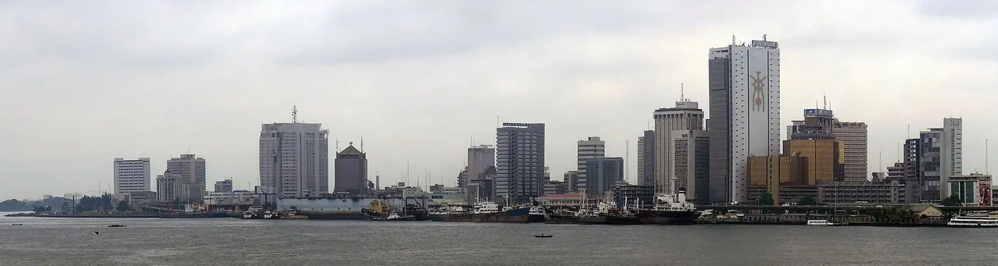 Skyline of Marina, Lagos city