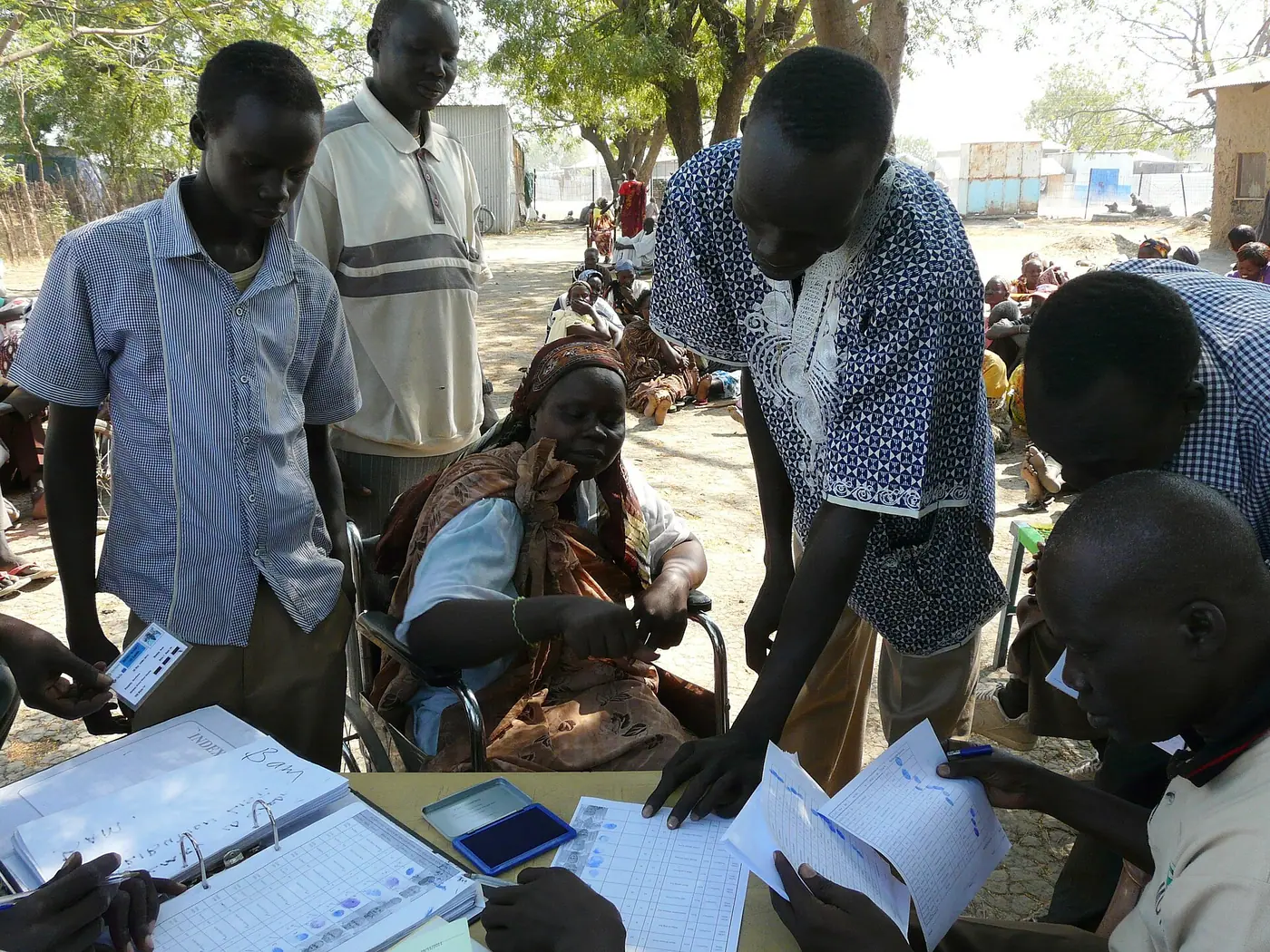 Participants in the scheme are identified on the basis of need. The most vulnerable people in the community were selecte