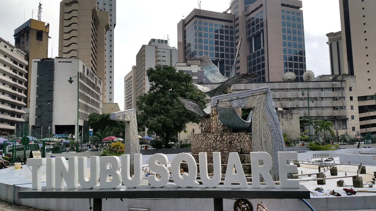 Tinubu Square in Lagos, Nigeria