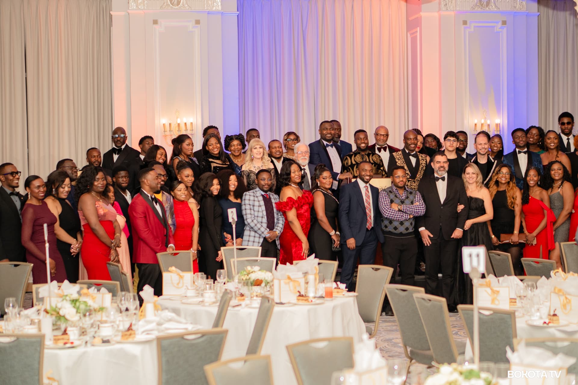 Guests gathered in the ballroom at a previous MBOMBO Gala Night edition, Fairmont Château Laurier, Ottawa